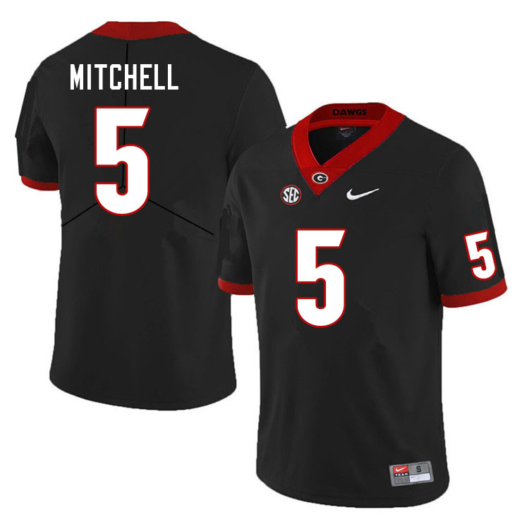 Georgia Bulldogs #5 Adonai Mitchell College Football Jerseys Sale-Black